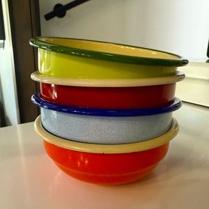 Ballerina Farm Enamel Cereal Bowls